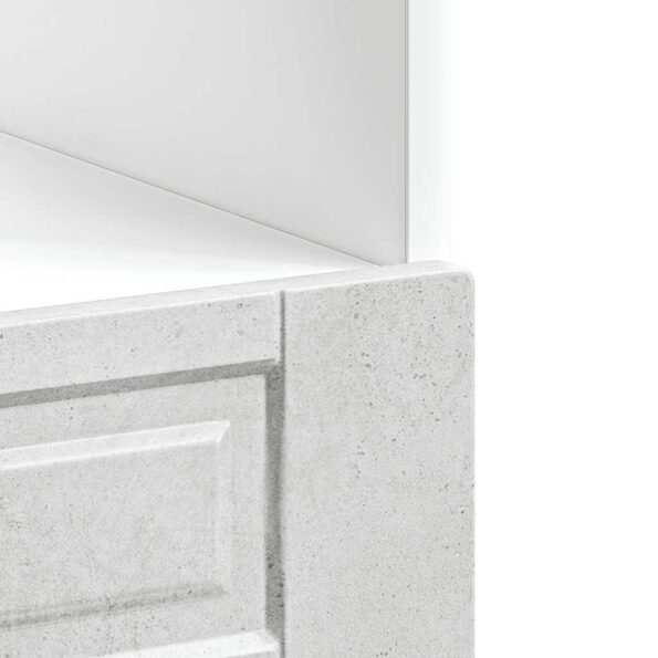 vidaXL Skrinka na rúru Porto, betónovo sivé, kompozitné drevo – Obrázok 8