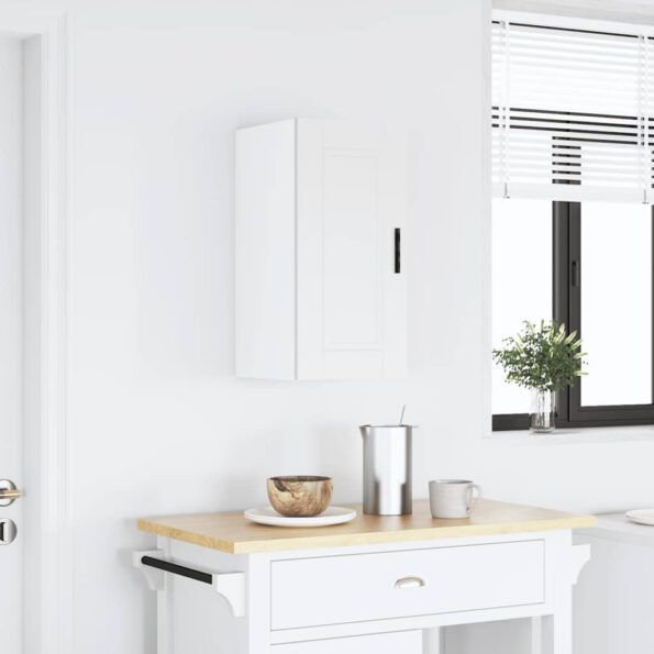 vidaXL Kuchynská nástenná skrinka Porto, biela, kompozitné drevo – Obrázok 2