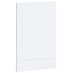 vidaXL Panel umývačky riadu Porto biela 45x1,5x67 cm kompozitné drevo – Obrázok 6