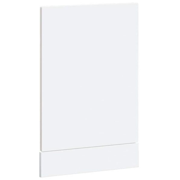 vidaXL Panel umývačky riadu Porto lesklá biela kompozitné drevo – Obrázok 6