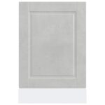 vidaXL Panel umývačky riadu Porto betónovo sivé kompozitné drevo – Obrázok 4