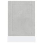 vidaXL Panel umývačky riadu Porto betónovo sivé kompozitné drevo – Obrázok 9