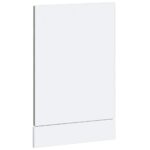 vidaXL Panel umývačky riadu Porto sivé sonoma 45x1,5x57 cm kompozitné drevo – Obrázok 6