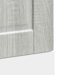 vidaXL Panel umývačky riadu Porto sivé sonoma 45x1,5x57 cm kompozitné drevo – Obrázok 7