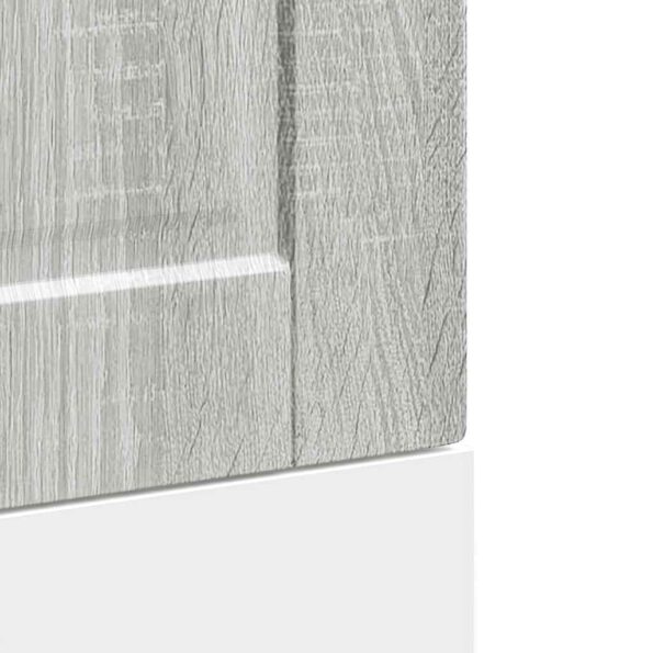 vidaXL Panel umývačky riadu Porto sivé sonoma 45x1,5x57 cm kompozitné drevo – Obrázok 7