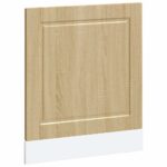 vidaXL Panel umývačky riadu Porto dub sonoma 60x1,5x57 cm kompozitné drevo – Obrázok 2