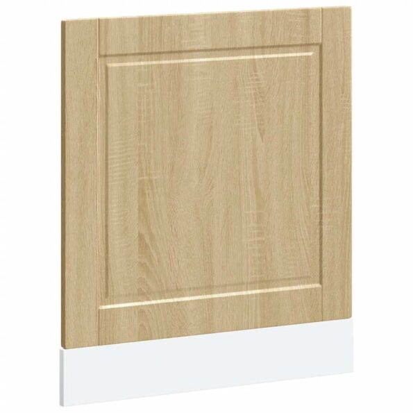 vidaXL Panel umývačky riadu Porto dub sonoma 60x1,5x57 cm kompozitné drevo – Obrázok 2