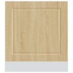 vidaXL Panel umývačky riadu Porto dub sonoma 60x1,5x57 cm kompozitné drevo – Obrázok 4