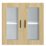 vidaXL Kuchynská nástenná skrinka so sklenenými dvierkami Porto – Obrázok 7