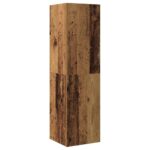 vidaXL TV skrinka, staré drevo 30,5x30x110 cm, kompozitné drevo – Obrázok 2