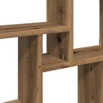 vidaXL Nástenná polica kocky dub artisan 78x15x93 cm kompozitné drevo – Obrázok 7