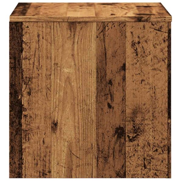 vidaXL Príručné stolíky 3 ks staré drevo kompozitné drevo – Obrázok 6