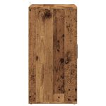vidaXL Skrinka na topánky staré drevo 60x35x70 cm kompozitné drevo – Obrázok 6