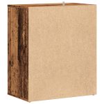 vidaXL Skrinka na topánky staré drevo 60x35x70 cm kompozitné drevo – Obrázok 7