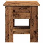 vidaXL Konferenčný stolík, staré drevo 40x40x42 cm, kompozitné drevo – Obrázok 4