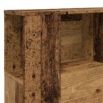 vidaXL Skrinka na čelo postele staré drevo 140x18,5x102,5 komp.drevo – Obrázok 7