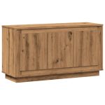 vidaXL Komoda, remeselnícky dub, 102x35x55 cm, umelé drevo – Obrázok 2