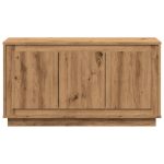 vidaXL Komoda, remeselnícky dub, 102x35x55 cm, umelé drevo – Obrázok 4