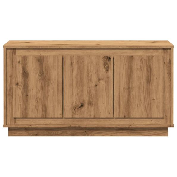 vidaXL Komoda, remeselnícky dub, 102x35x55 cm, umelé drevo – Obrázok 4