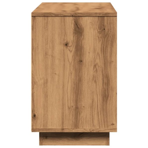 vidaXL Komoda, remeselnícky dub, 102x35x55 cm, umelé drevo – Obrázok 5
