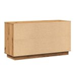 vidaXL Komoda, remeselnícky dub, 102x35x55 cm, umelé drevo – Obrázok 6
