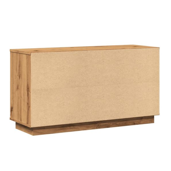vidaXL Komoda, remeselnícky dub, 102x35x55 cm, umelé drevo – Obrázok 6