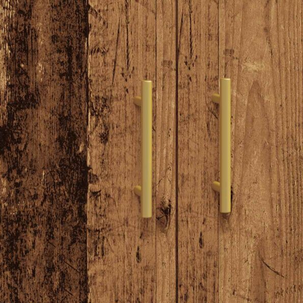 vidaXL Komoda staré drevo 69,5x34x90 cm kompozitné drevo – Obrázok 8