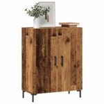 vidaXL Komoda staré drevo 69,5x34x90 cm kompozitné drevo