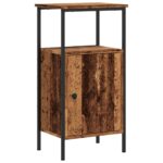 vidaXL Nočné stolíky 2 ks staré drevo 41x31x80 cm kompozitné drevo – Obrázok 6