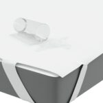 vidaXL Chránič matraca biela 180x200 cm vodeodolné – Obrázok 3