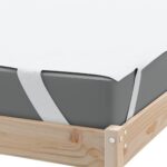 vidaXL Chránič matraca biela 90x220 cm vodeodolné – Obrázok 5