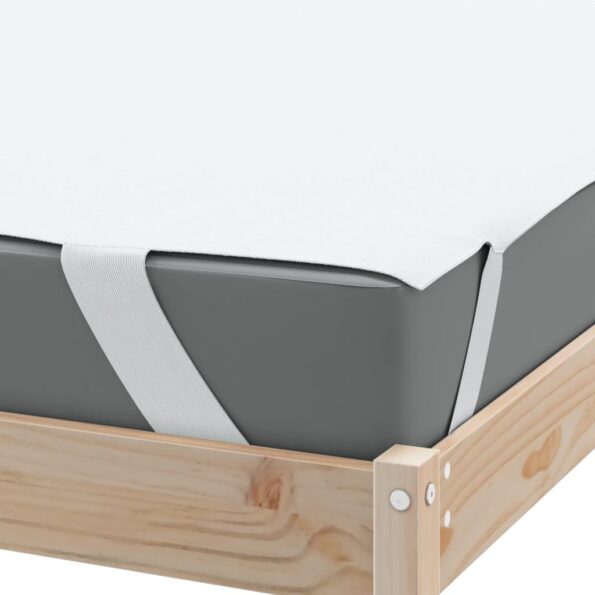 vidaXL Chránič matraca biela 90x220 cm vodeodolné – Obrázok 5