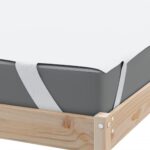 vidaXL Chránič matraca biela 100x220 cm vodeodolné – Obrázok 5