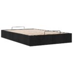 vidaXL Osmanský rám postele bez matraca čierna 120x200 cm látka – Obrázok 4