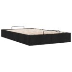 vidaXL Osmanský rám postele bez matraca čierna 120x200 cm látka – Obrázok 7