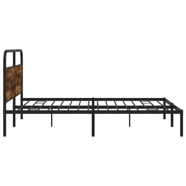 VXL8721158549051_g_en_hd_4.jpg vidaXL Kovový posteľný rám bez matraca dymový dub 193x200 cm – Obrázok 6