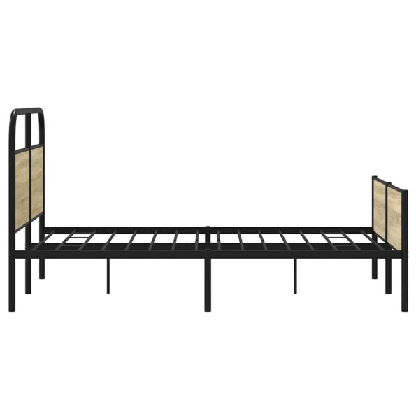 VXL8721158565419_g_en_hd_4.jpg vidaXL Posteľný rám bez matraca 140x200 cm dub sonoma kompozitné drevo – Obrázok 6