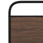 vidaXL Posteľný rám bez matraca 107x203 cm hnedý dub kompozitné drevo – Obrázok 8