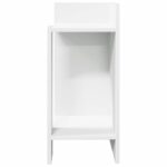 vidaXL Bočné stolíky 2 ks s policou biele 25,5x27x60 cm – Obrázok 4