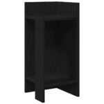 vidaXL Bočné stolíky 2 ks s policou čierny 25,5x27x60 cm – Obrázok 4