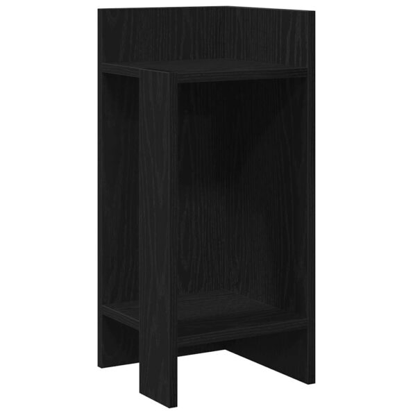vidaXL Bočné stolíky 2 ks s policou čierny 25,5x27x60 cm – Obrázok 4