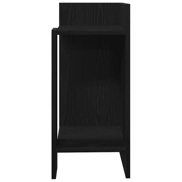 vidaXL Bočné stolíky 2 ks s policou čierny 25,5x27x60 cm – Obrázok 5