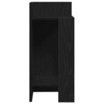 vidaXL Bočné stolíky 2 ks s policou čierny 25,5x27x60 cm – Obrázok 6