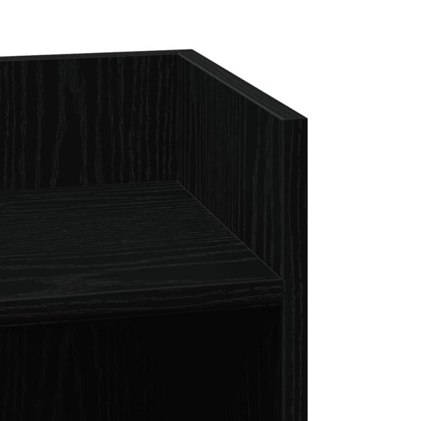vidaXL Bočné stolíky 2 ks s policou čierny 25,5x27x60 cm – Obrázok 8