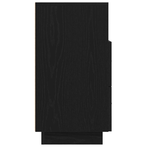 vidaXL Nočný stolík s 2 zásuvkami čierne 36x36x68 cm – Obrázok 6