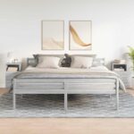 vidaXL Nočné stolíky 2 ks s 2 zásuvkami sivé sonoma 36x36x68 cm – Obrázok 3