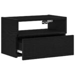 vidaXL Nástenné nočné stolíky 2 ks čierne 45x26x28,5 cm – Obrázok 5