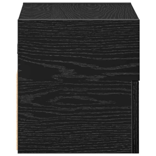 vidaXL Nástenné nočné stolíky 2 ks čierne 45x26x28,5 cm – Obrázok 6