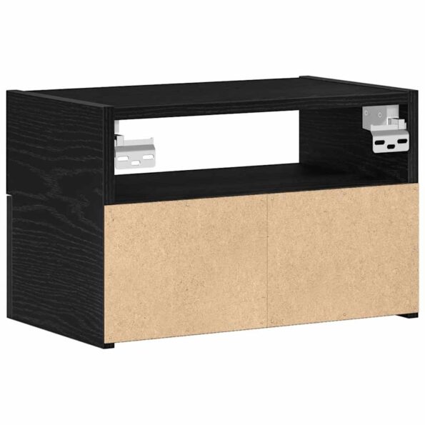 vidaXL Nástenné nočné stolíky 2 ks čierne 45x26x28,5 cm – Obrázok 7