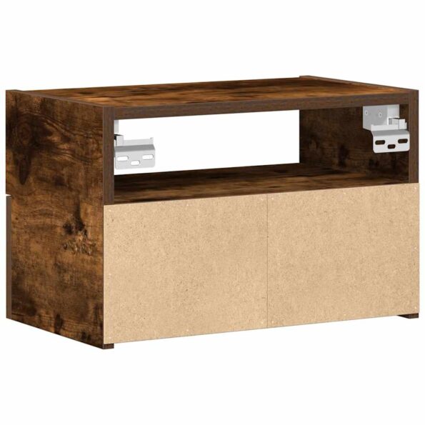 vidaXL Nástenné nočné stolíky 2 ks dymový dub 45x26x28,5 cm – Obrázok 7